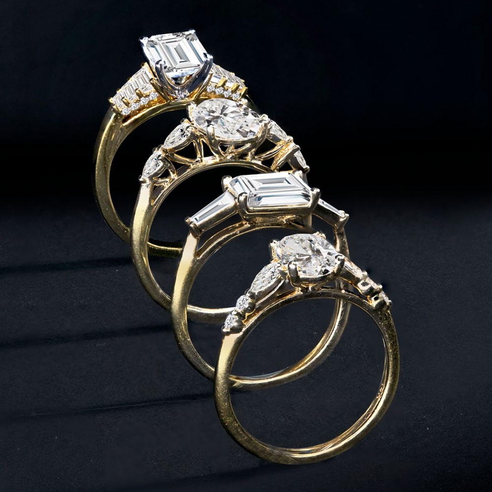 Diamond Center Engagement Ring Diamond Center Engagement Ring