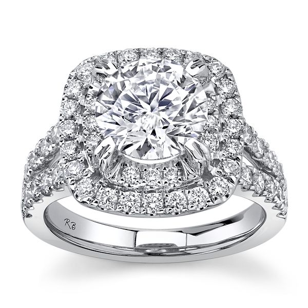 Eternalle Lab-Grown 14k White Gold Diamond Engagement Ring 3 ct. tw.