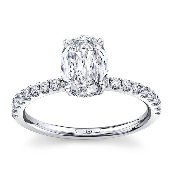 Christopher Designs Lab-Grown 14k White Gold Diamond Engagement Ring 1 1/2 ct. tw.