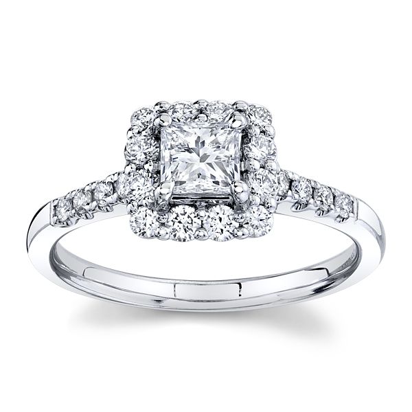 Utwo 14k White Gold Diamond Engagement Ring 7/8 ct. tw.