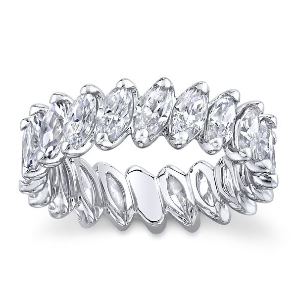 A.Jaffe 18k White Gold Diamond Eternity Band 4 3/4 ct. tw.