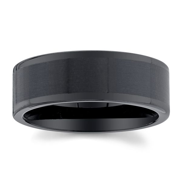 Triton Black Tungsten 8 mm Wedding Band