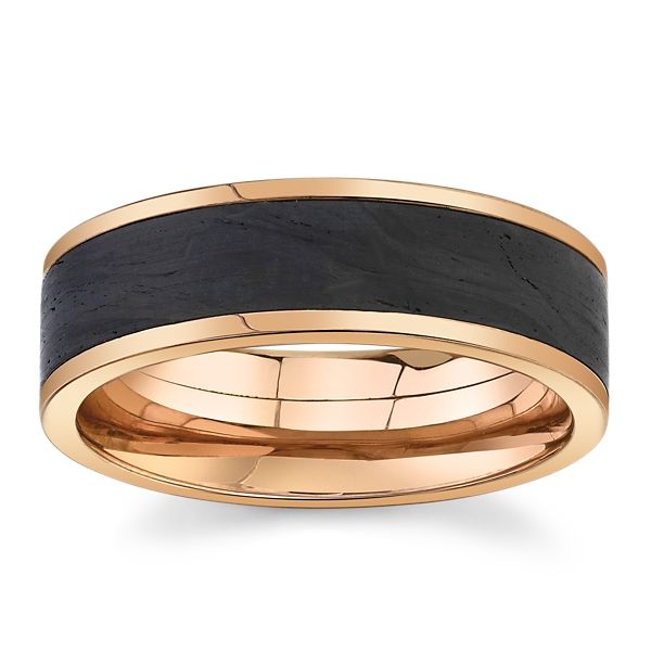 Lashbrook 14k Rose Gold 7 mm Wedding Band