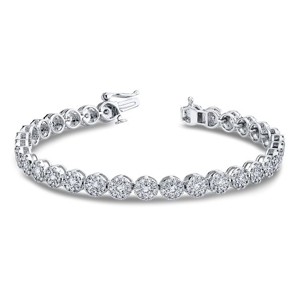 Eternalle Lab-Grown 14k White Gold Diamond Bracelet 5 ct. tw.