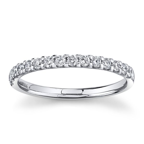 Memoire Platinum Diamond Wedding Band 1/3 ct. tw.