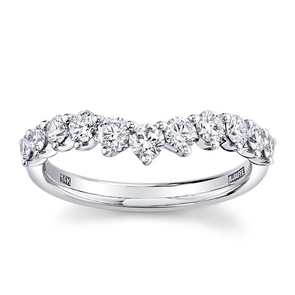 A.Jaffe 14k White Gold Diamond Wedding Band 3/4 ct. tw.