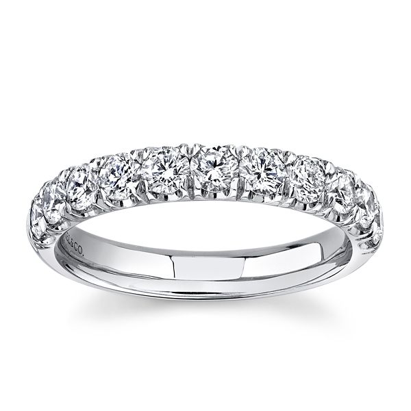 Gabriel & Co. 14k White Gold Diamond Wedding Band 7/8 ct. tw.