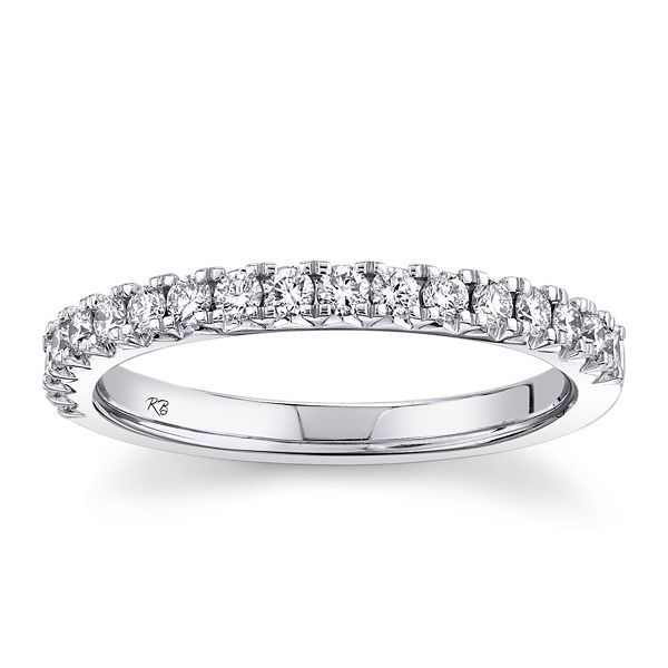 RB Signature 14k White Gold Diamond Wedding Band 1/3 ct. tw.