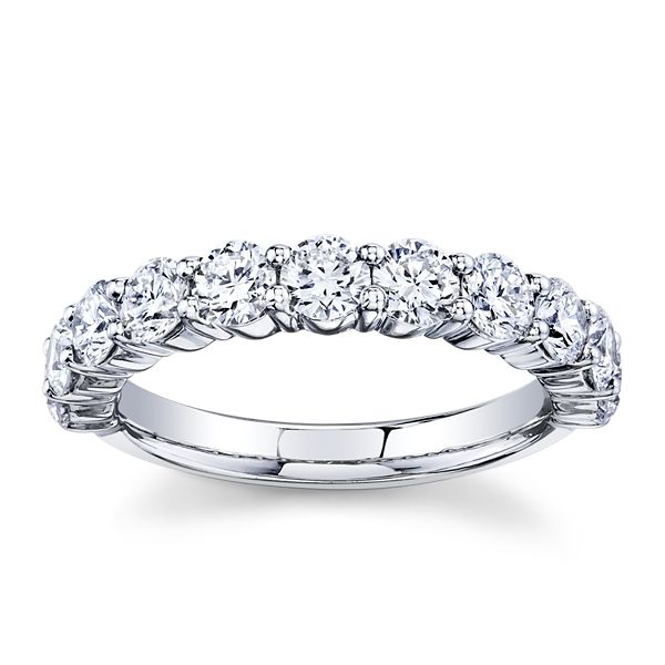Eternalle Lab-Grown 14k White Gold Diamond Wedding Band 1 1/2 ct. tw.