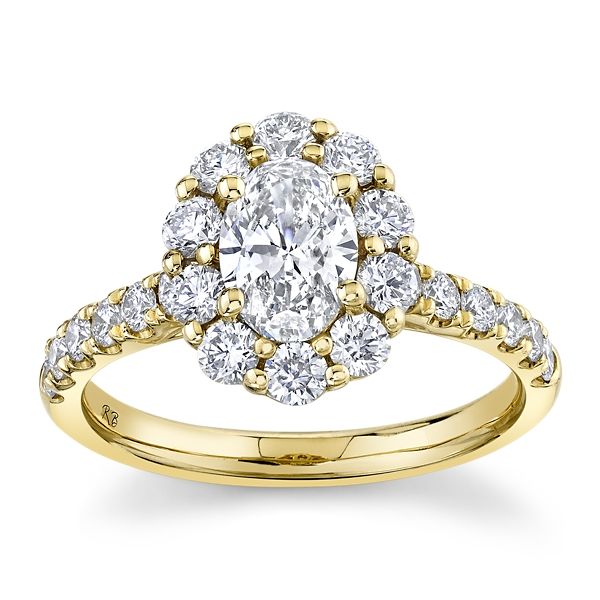 Eternalle Lab-Grown 14k Yellow Gold Diamond Engagement Ring 1 1/2 ct. tw.