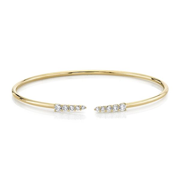 Memoire 18k Yellow Gold Diamond Bracelet 1/2 ct. tw.