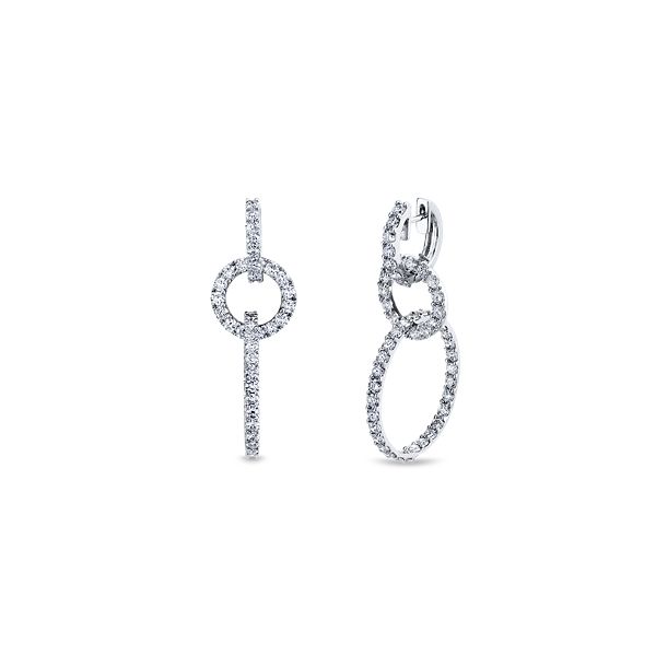 18k White Gold Diamond Earrings 5 ct. tw.