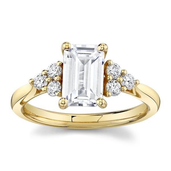 RB Signature 14k Yellow Gold Diamond Engagement Ring Setting 1/4 ct. tw.