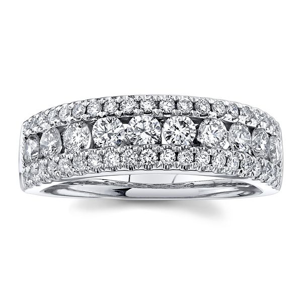 Eternalle Lab-Grown 14k White Gold Diamond Wedding Band 1 ct. tw.