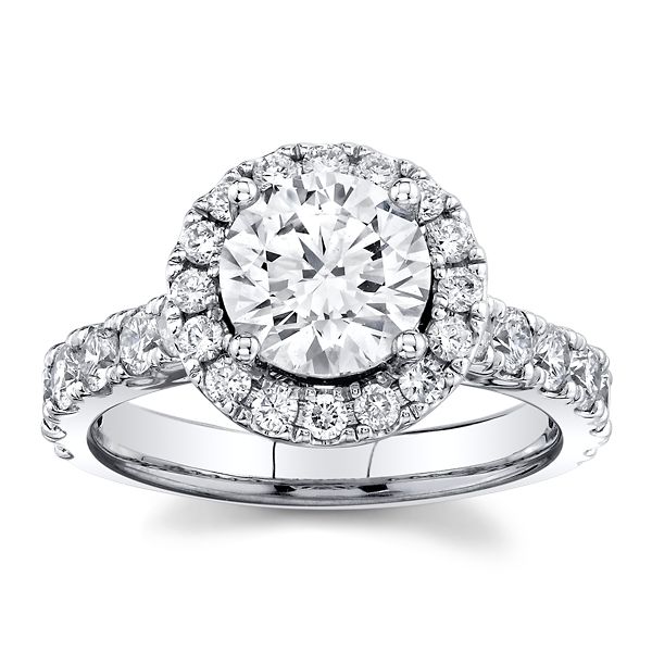 Eternalle Lab-Grown 14k White Gold Diamond Engagement Ring 2 1/2 ct. tw.