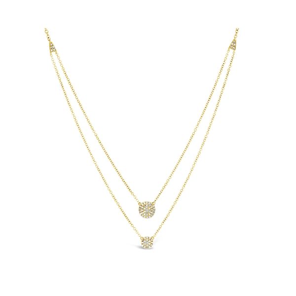 14k Yellow Gold Diamond Pendant 1/6 ct. tw.