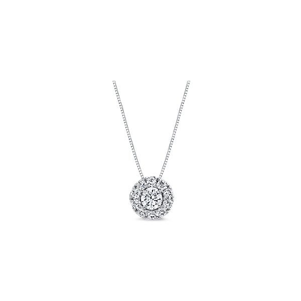 Eternalle Lab-Grown 14k White Gold Diamond Pendant 7/8 ct. tw.