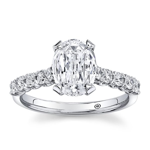 Christopher Designs Lab-Grown 14k White Gold Diamond Engagement Ring 2 ct. tw.