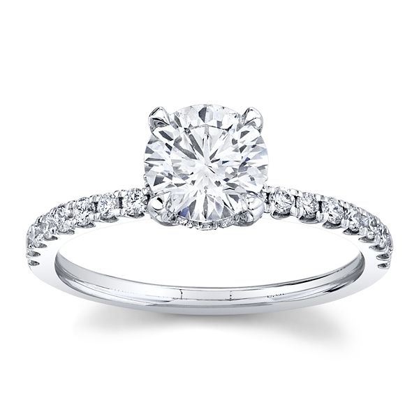 Christopher Designs Lab-Grown 14k White Gold Diamond Engagement Ring 1 1/2 ct. tw.