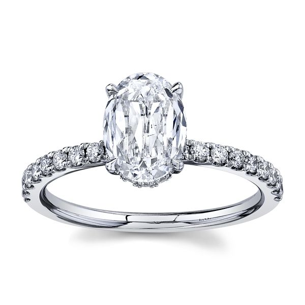 Christopher Designs Lab-Grown 14k White Gold Diamond Engagement Ring 1 1/2 ct. tw.