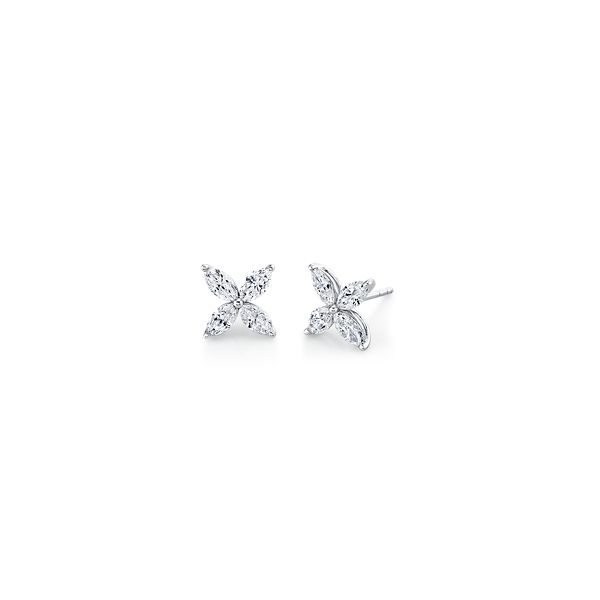 Eternalle Lab-Grown 14k White Gold Diamond Earrings 1 1/2 ct. tw.