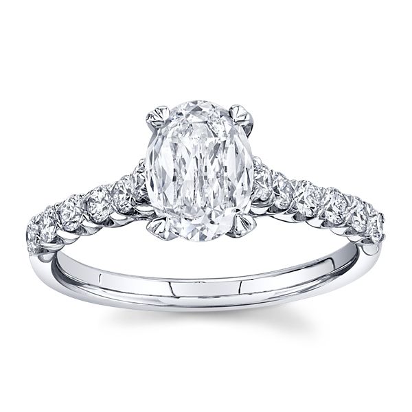 Christopher Designs Lab-Grown 14k White Gold Diamond Engagement Ring 1 1/2 ct. tw.