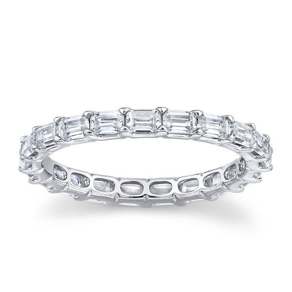 A.Jaffe 18k White Gold Diamond Eternity Band 2 ct. tw.