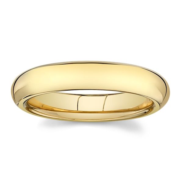 14k Yellow Gold 4 mm Fashion Ring