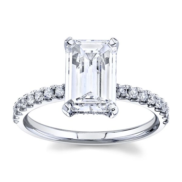 Christopher Designs Lab-Grown 14k White Gold Diamond Engagement Ring 2 ct. tw.