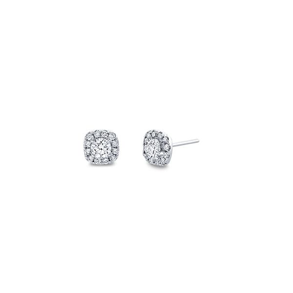 Eternalle Lab-Grown 14k White Gold Earrings 1 ct. tw.