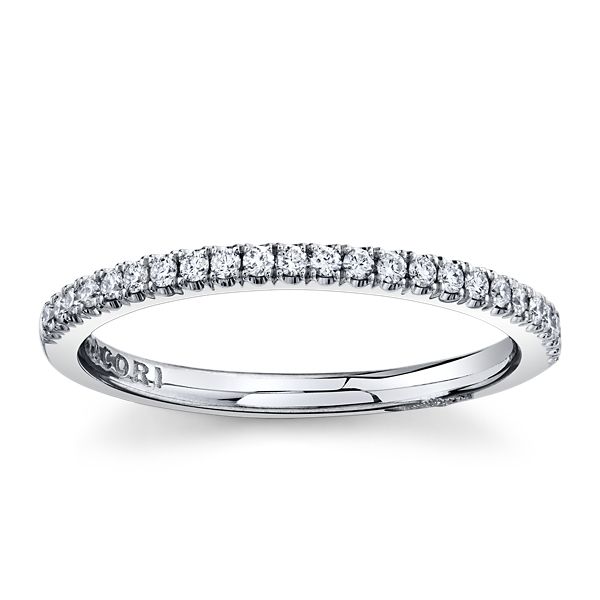 Tacori Platinum Diamond Wedding Band 1/5 ct. tw.