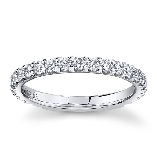 Memoire Platinum Diamond Wedding Band 3/4 ct. tw.