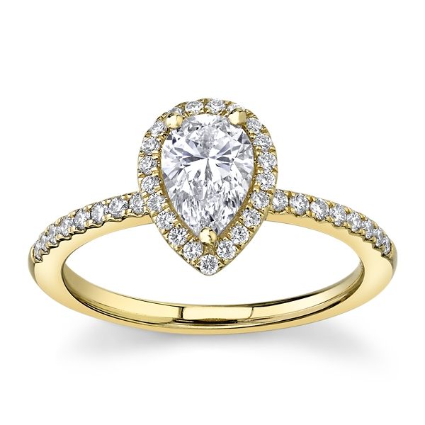 Poem 14k Yellow Gold Diamond Engagement Ring 1 ct. tw.