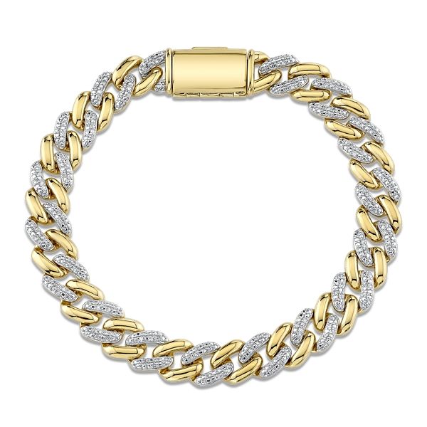 14k Yellow Gold Diamond Bracelet 1/2 ct. tw.