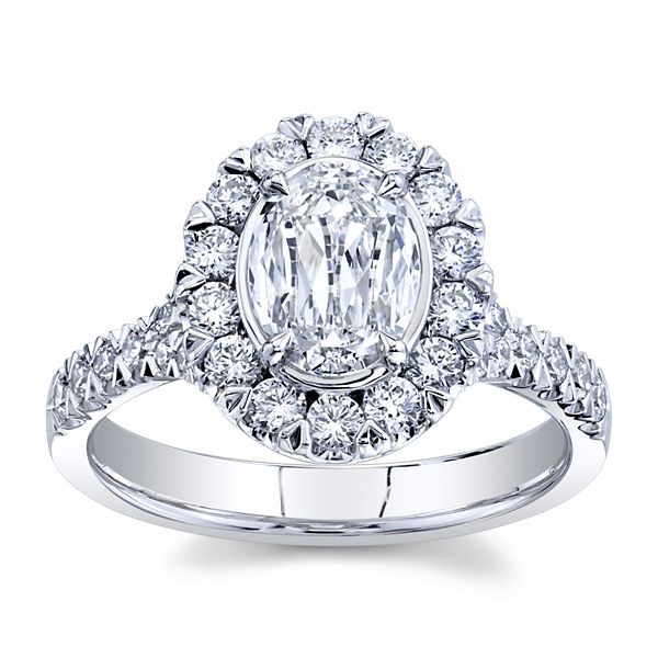 Christopher Designs Lab-Grown 14k White Gold Diamond Engagement Ring 1 3/4 ct. tw.