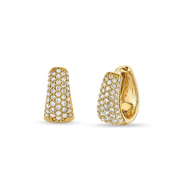 14k Yellow Gold Diamond Earrings 1 ct. tw.