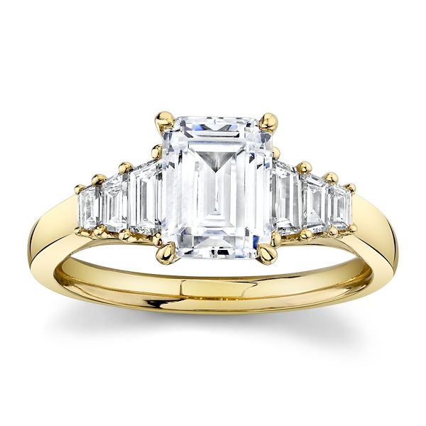 RB Signature The Elle 14k Yellow Gold Diamond Engagement Ring Setting 1/2 ct. tw.