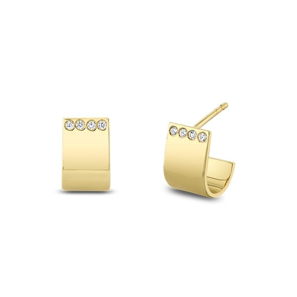 14k Yellow Gold Diamond Earrings .06 ct. tw.