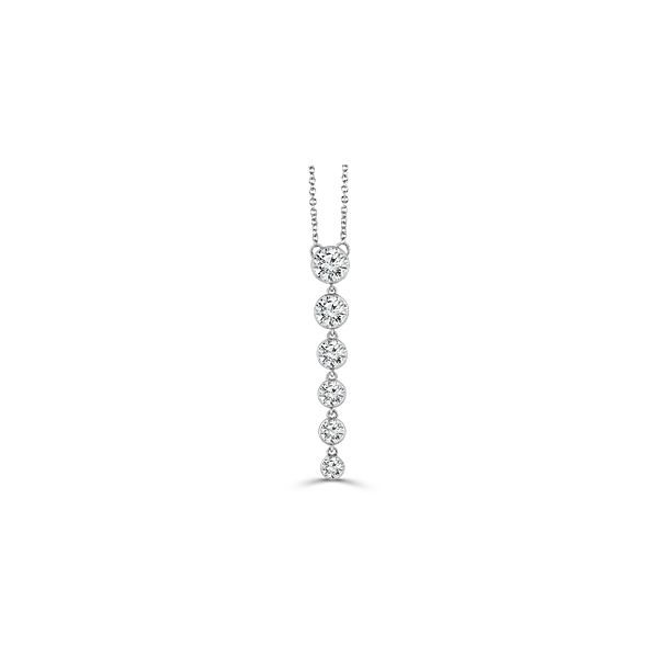 Skyset 14k White Gold Lab-Grown Diamond Pendant 1 1/4 ct. tw.