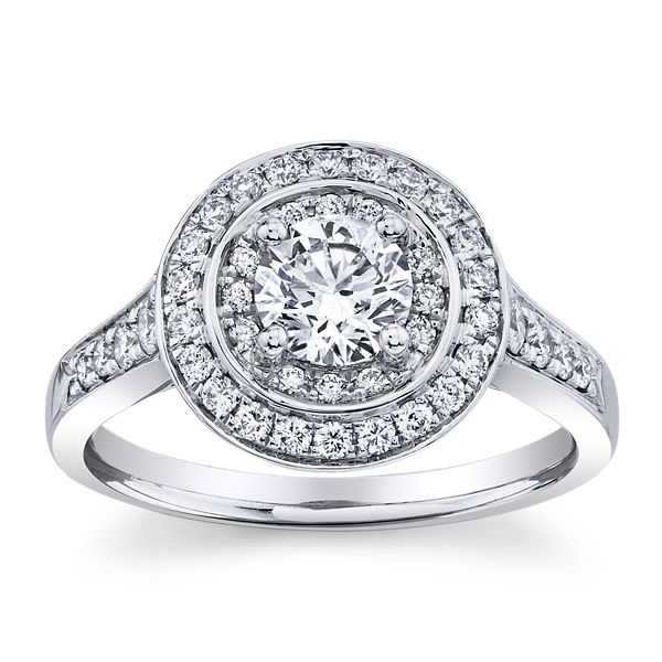 Utwo 14k White Gold Diamond Engagement Ring 1 1/4 ct. tw.