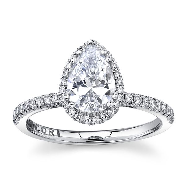 Tacori Platinum Diamond Engagement Ring Setting 1/3 ct. tw.