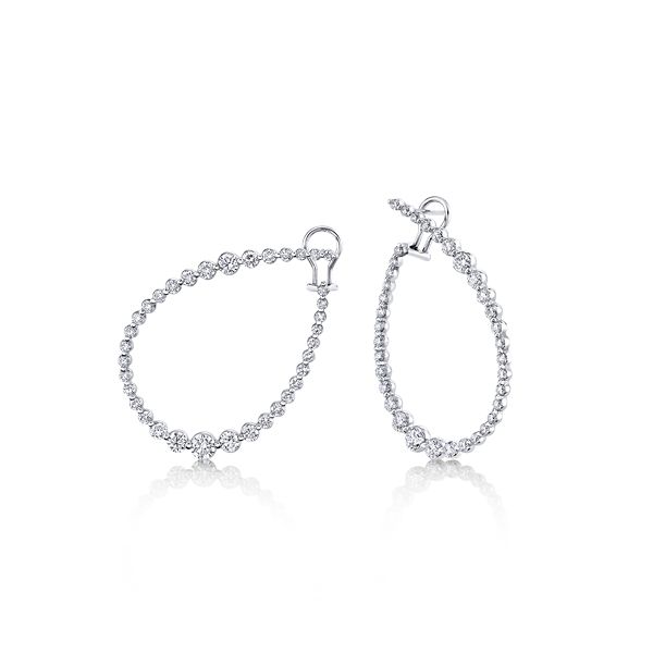 Eternalle Lab-Grown 14k White Gold Diamond Earrings 4 ct. tw.