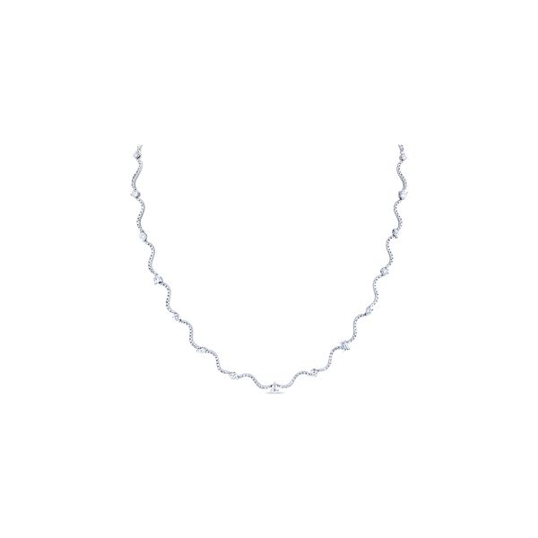 18k White Gold Necklace 4 3/4 ct. tw.