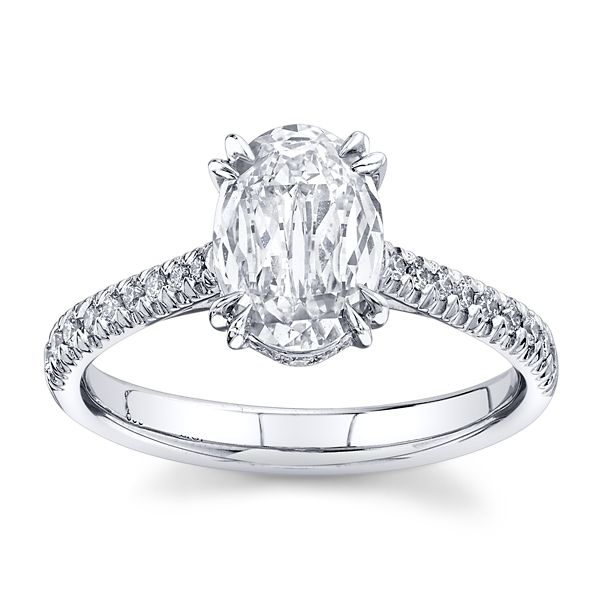 Christopher Designs Lab-Grown 14k White Gold Diamond Engagement Ring 1 1/2 ct. tw.