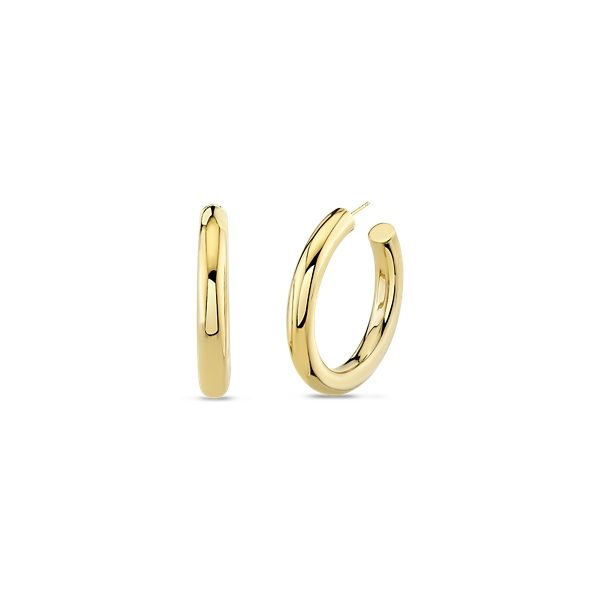 14k Yellow Gold Hoop Earrings