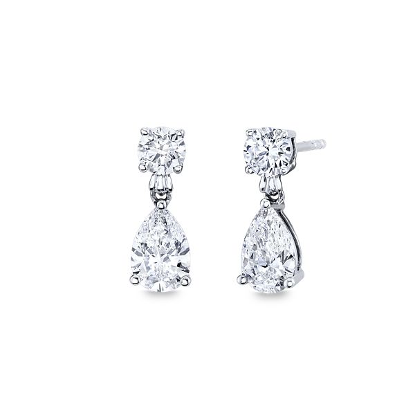 Eternalle Lab-Grown 14k White Gold Diamond Earrings 2 ct. tw.