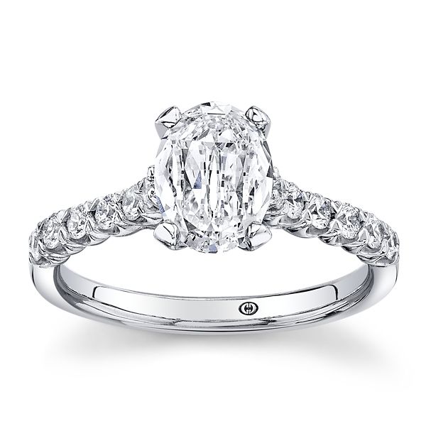 Christopher Designs Lab-Grown 14k White Gold Diamond Engagement Ring 1 1/2 ct. tw.