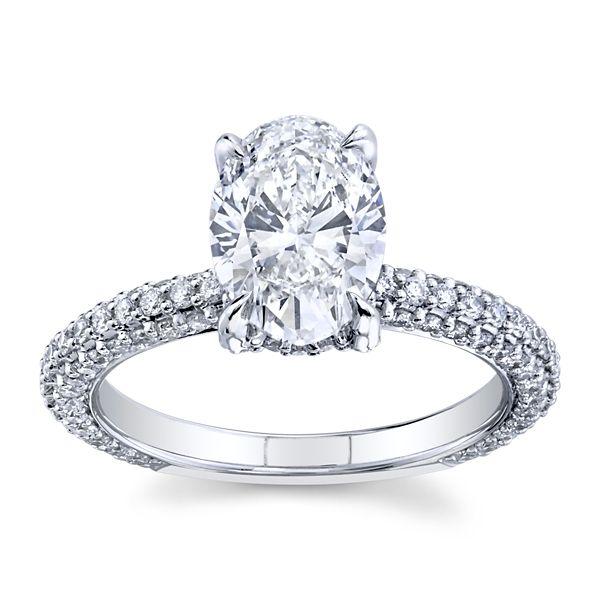 Eternalle Lab-Grown 14k White Gold Diamond Engagement Ring 2 3/4 ct. tw.