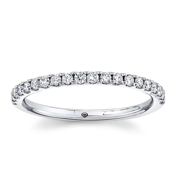 Christopher Designs 14k White Gold Lab-Grown Diamond Wedding Band 1/4 ct. tw.