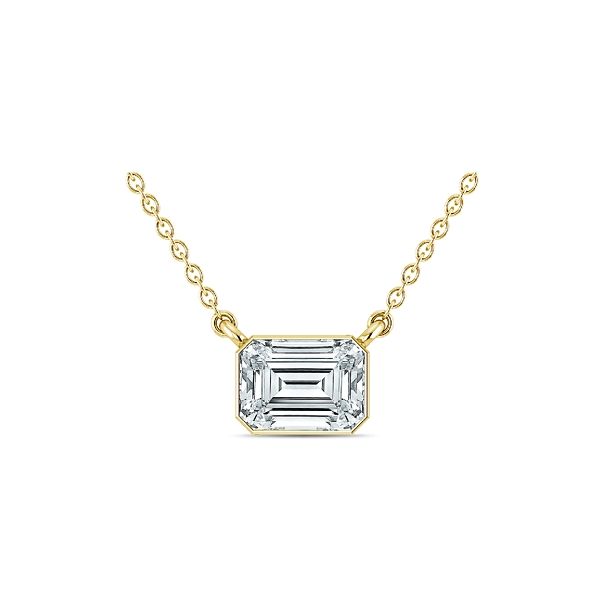 Skyset 14k Yellow Gold Lab-Grown Diamond Necklace 1 ct. tw.